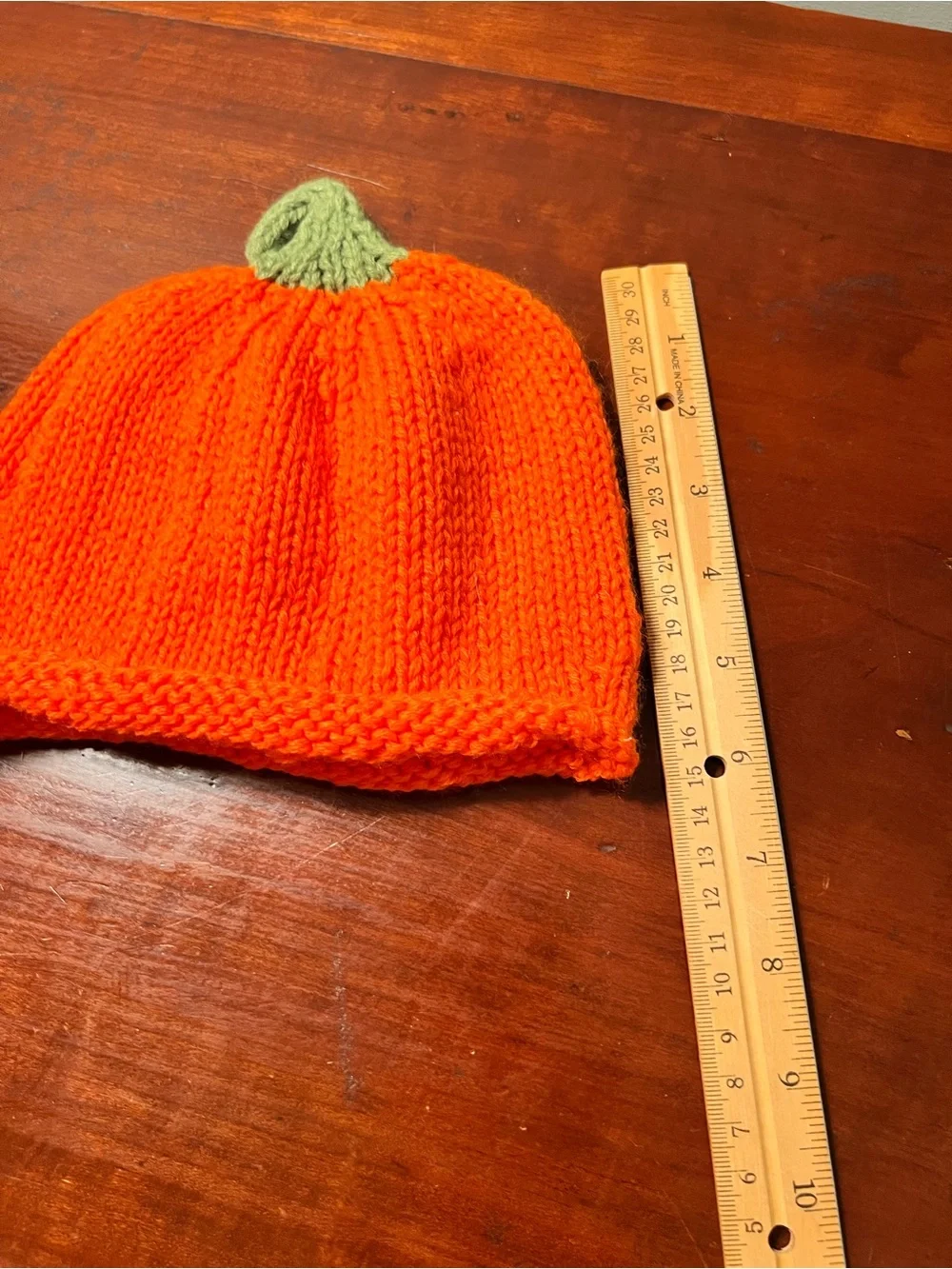 Orange Pumpkin Knit Hat - Kids Costume Hat